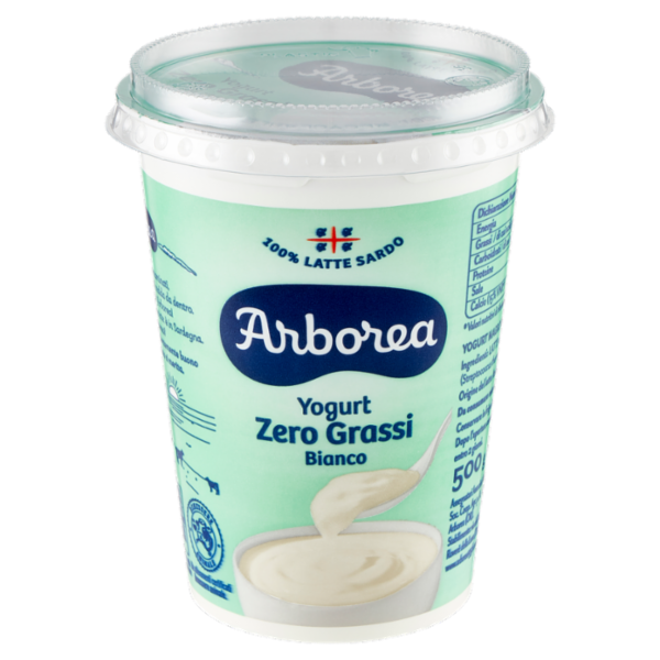 Arborea Yogurt Zero Grassi Bianco 500 g
