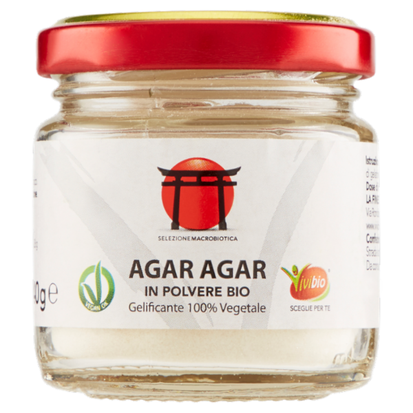 Vivibio Agar Agar in Polvere Bio 40 g