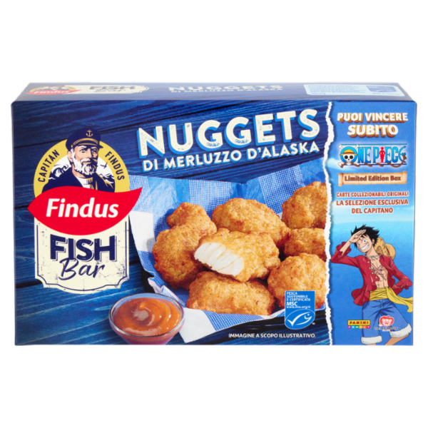 Capitan Findus Fish Bar Nuggets di Merluzzo D'Alaska 245 g