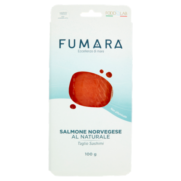 Fumara Salmone Norvegese al Naturale Taglio Sashimi 100 g