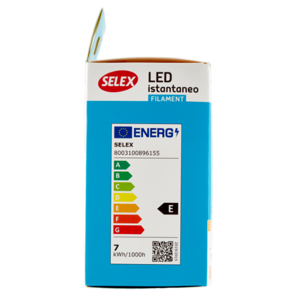 Selex Lampadina Led Goccia E27 7W Luce Calda