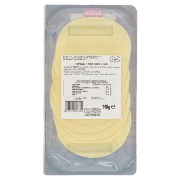 Selex Formaggio a Pasta Filata a Fette 140 g