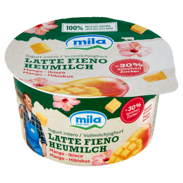 mila Yogurt intero Latte Fieno Mango - ibisco 150 g