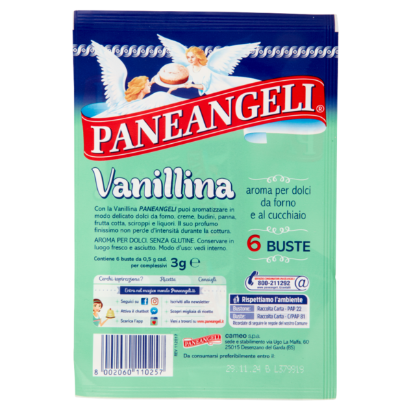 PANEANGELI Vanillina 6 x 0,5 g