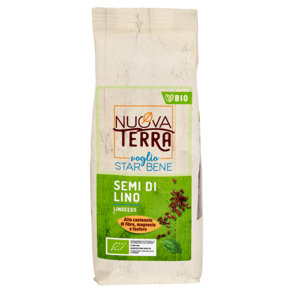 Nuova Terra voglio Star Bene Semi di Lino Bio 150 g