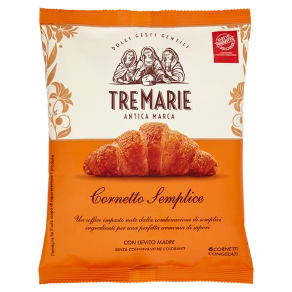 Tre Marie Cornetto Semplice 6 x 55 g