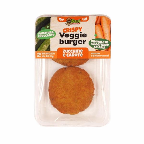 Savi Crispy Burger Zucchine e Carote 200 g