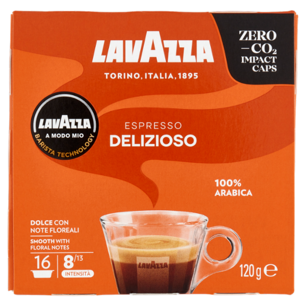 Lavazza A Modo Mio Espresso Delizioso 16 Capsule 120 g