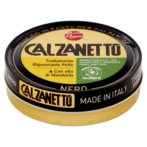 Calzanetto Lucido in Pasta per Calzature Nero 50 ml