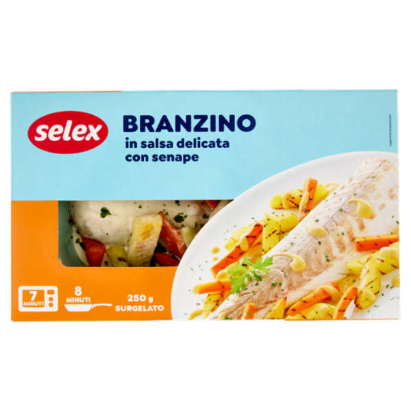Selex Branzino in salsa delicata con senape Surgelato 250 g