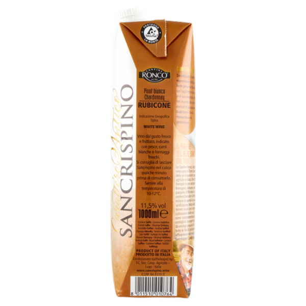 San Crispino Carattere Antico Pinot bianco Chardonnay Rubicone I.G.T. 1000 ml