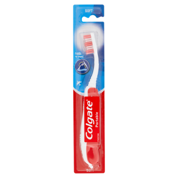 Colgate spazzolino portable formato viaggio, morbido