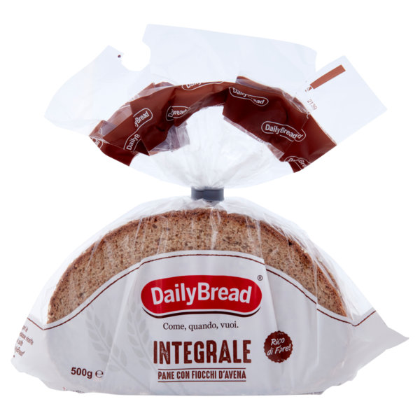 DailyBread Integrale Pane con Fiocchi d'Avena 500 g