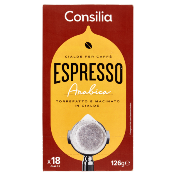 Consilia Caffè in Cialde Espresso Arabica 18 pezzi