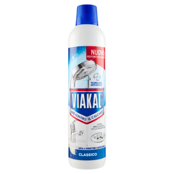 Viakal Detersivo Anticalcare Bagno e Cucina Classico Liquido 720 ml