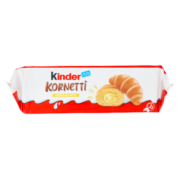 kinder Kornetti Crema al Latte 6 x 45 g