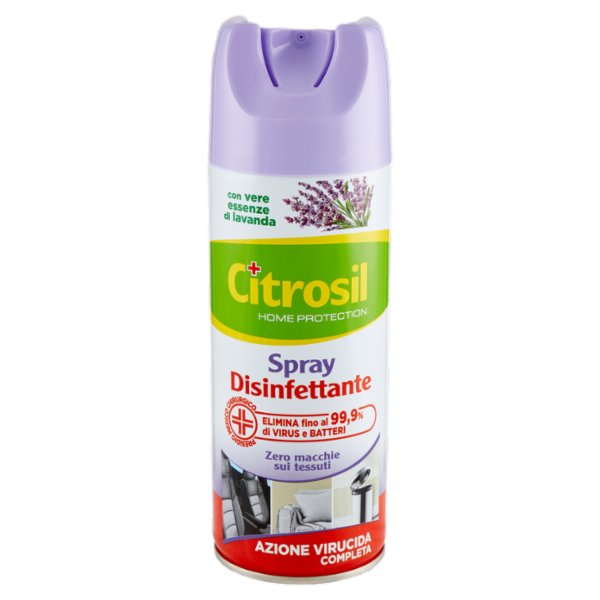 Citrosil Home Protection Spray Disinfettante con vere essenze di lavanda 300 ml