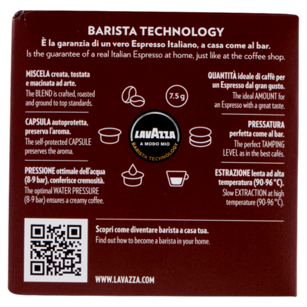 Lavazza A Modo Mio Suerte nero 16 Capsule 120 g