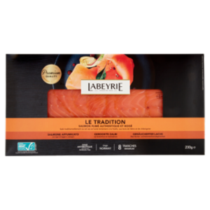 Labeyrie Il Tradizione Salmone Affumicato ASC, 100% Senza Antibiotici, Gusto Autentico 230 g