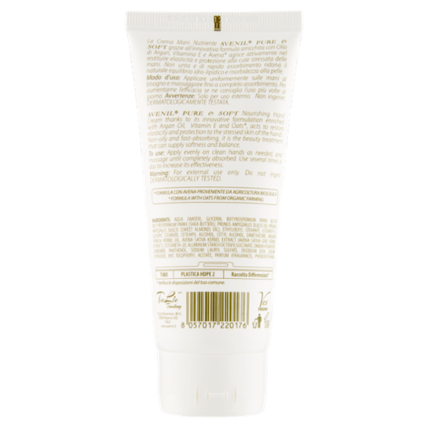 Avenil pure & soft Crema Mani Nutriente argan & vitamina E 100 ml