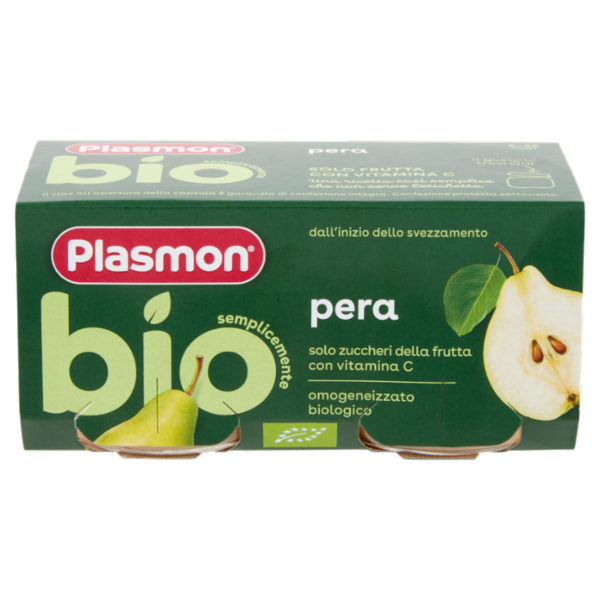Plasmon semplicemente bio pera 2 x 80 g