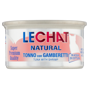 LeChat Natural Tonno Con Gamberetti 80 g
