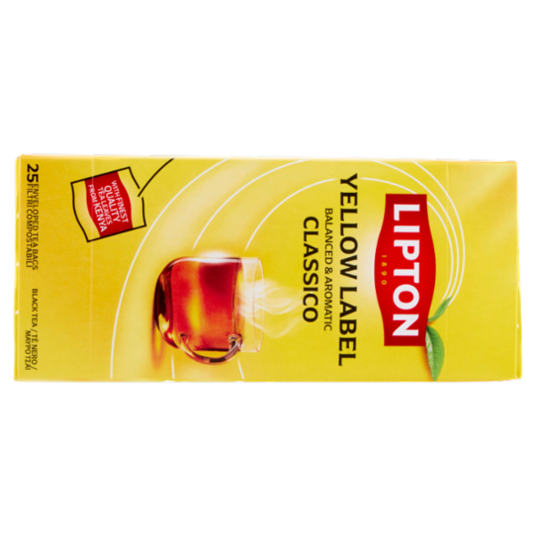 Lipton Yellow Label Classico 25 Filtri Compostabili 37,5 g