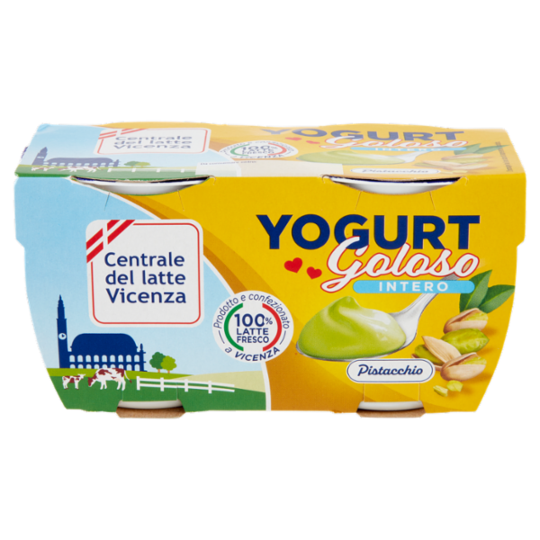 Centrale del latte Vicenza Yogurt Goloso Intero Pistacchio 2 x 125 g
