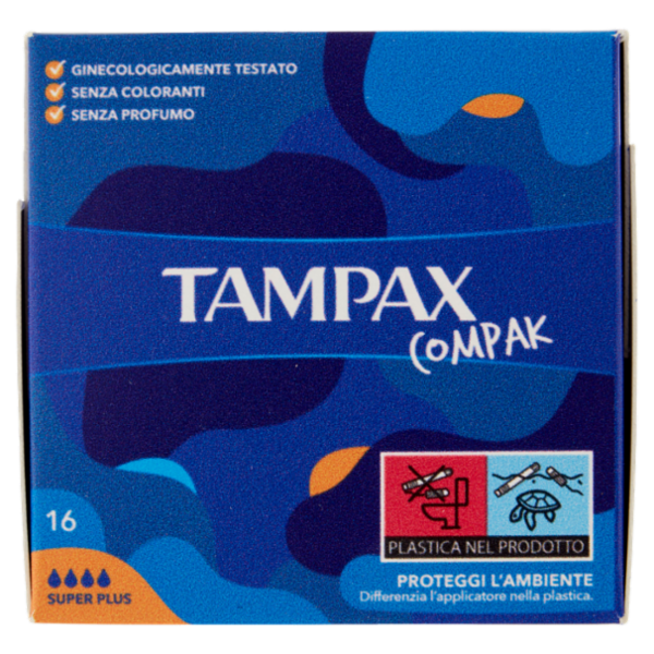 Tampax Compak Super Plus 16 pz