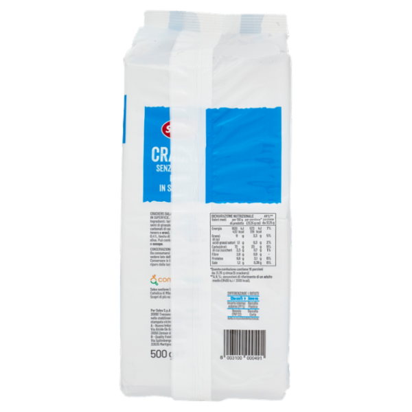 Selex Cracker Non Salati in Superficie 16x31,25 g