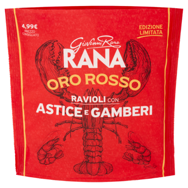Giovanni Rana Oro Rosso Ravioli con Astice e Gamberi 250 g