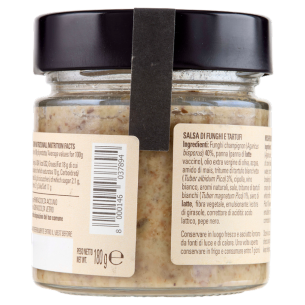 Urbani Tartufi Filosofia Naturale Tartufata Bianca 180 g