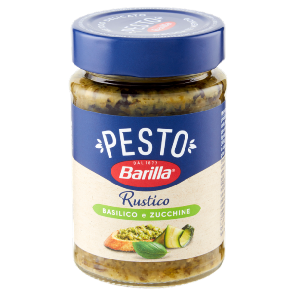 Barilla Pesto Rustico Basilico e Zucchine Pasta e Bruschetta 200 g