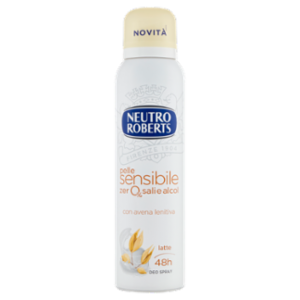 Neutro Roberts Pelle Sensibile Zero% Sali e Alcol Latte Deo Spray 150 Ml