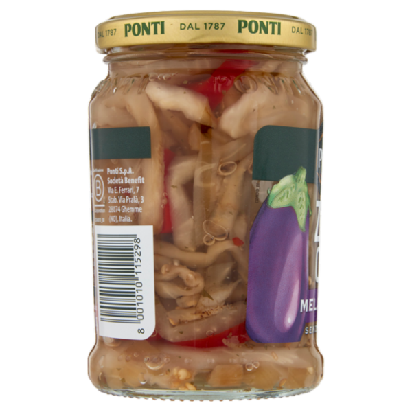 Ponti Zero Olio Melanzane con Peperoni & Prezzemolo 290 g