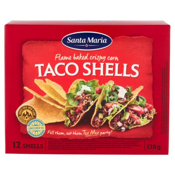 Santa Maria Taco Shells 12 Shells 135 g