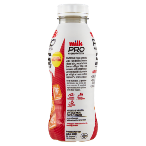 Milk Pro High Protein 35g Caramello Salato 350 g