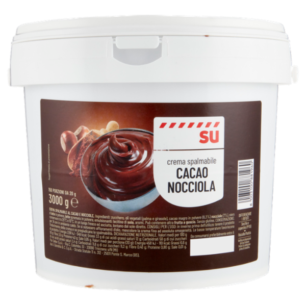 Sù Crema Spalmabile al Cacao e Nocciola 3 kg