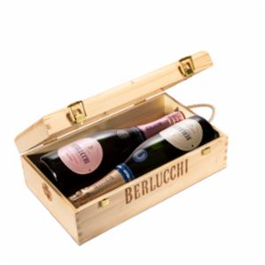Berlucchi Brut + Ros� Cl.75x2 Docg