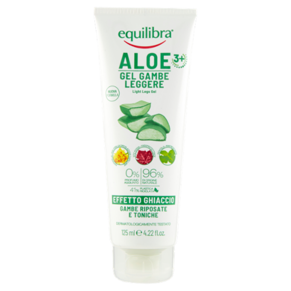 equilibra Aloe 3+ Gel Gambe Leggere Effetto Ghiaccio 125 ml