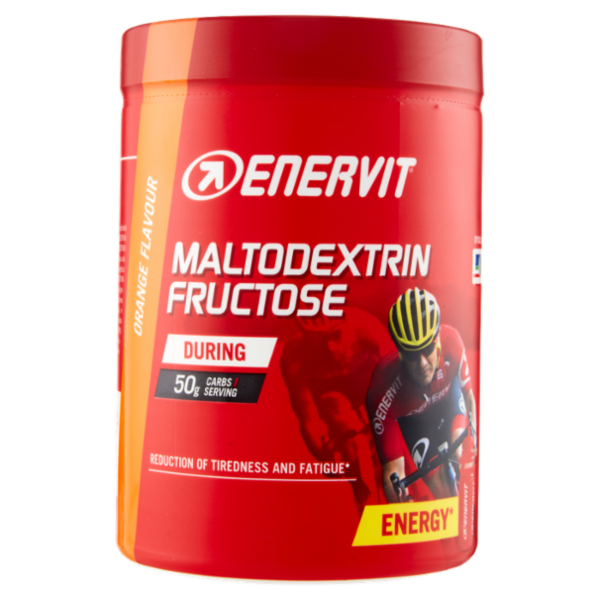 Enervit Maltodextrin Fructose Orange Flavour 500 g