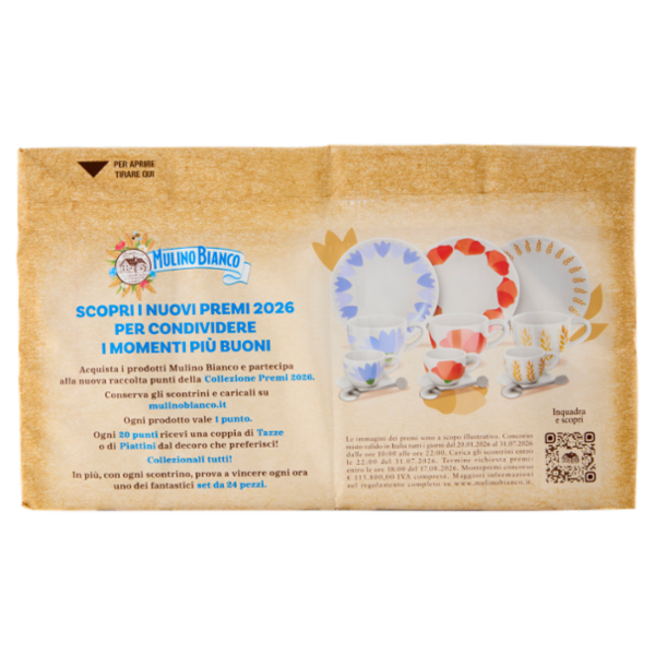 Mulino Bianco Fette Biscottate Integrali Ricche di Fibre 630g