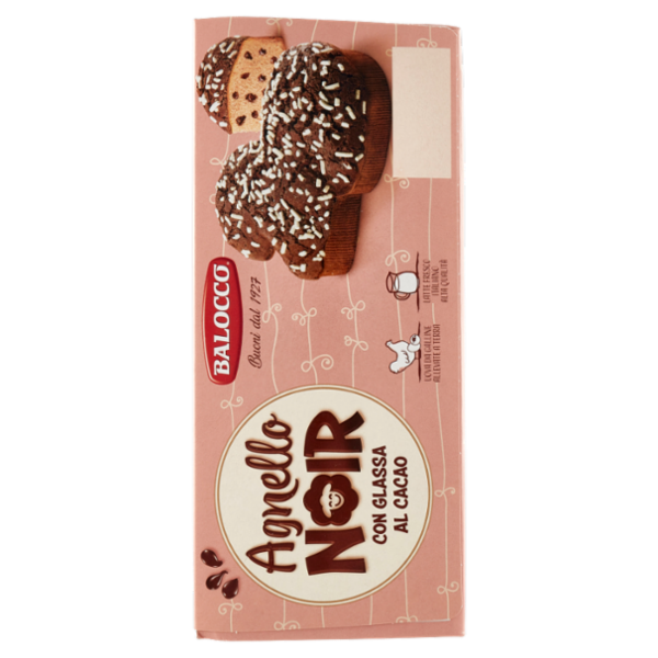 Balocco Agnello Noir con Glassa al Cacao 750 g