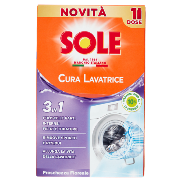 Sole Freschezza Floreale Cura Lavatrice 250 ml