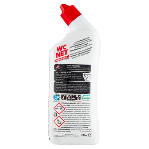 WC Net Carbon Active gel Instant White 700 ml