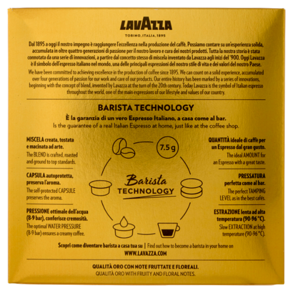 Lavazza A Modo Mio Qualità Oro 36 Capsule 270 g