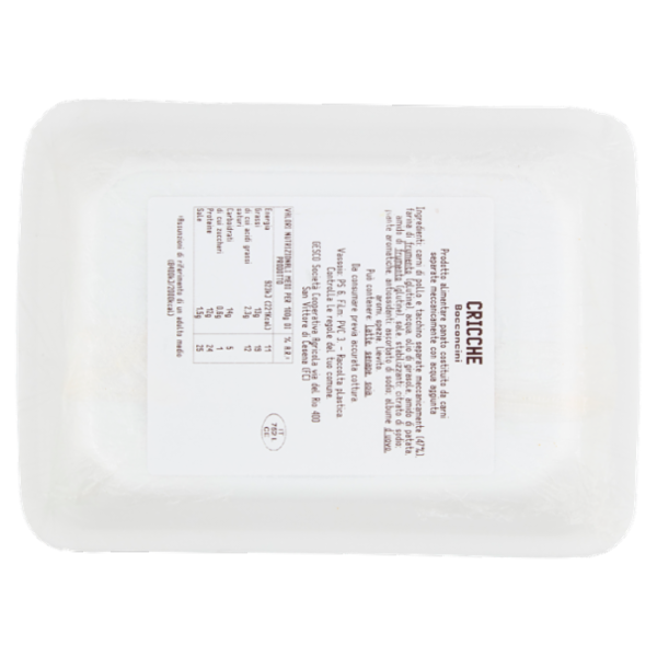 Del Campo Cricche Bocconcini di Pollo e Tacchino 0,230 kg