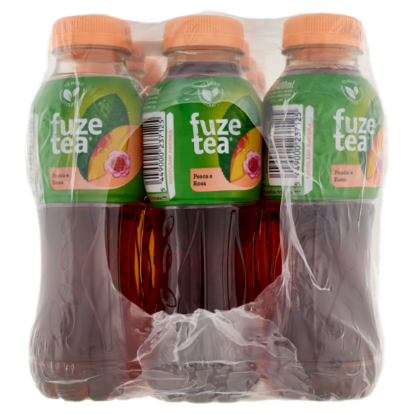 FUZE TEA, Tè Nero Pesca con una nota di Rosa PET 12 x 400 ml