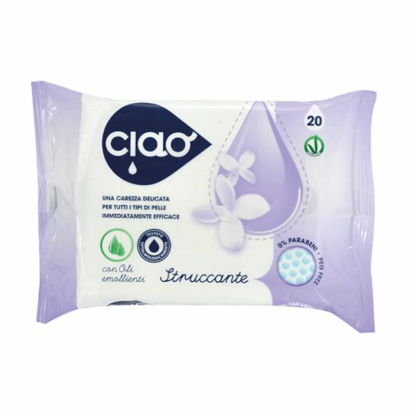 Ciao Salviette struccanti con oli emollienti 20 pz