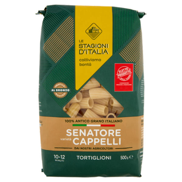 Le Stagioni d'Italia Senatore varietà Cappelli Tortiglioni 500 g